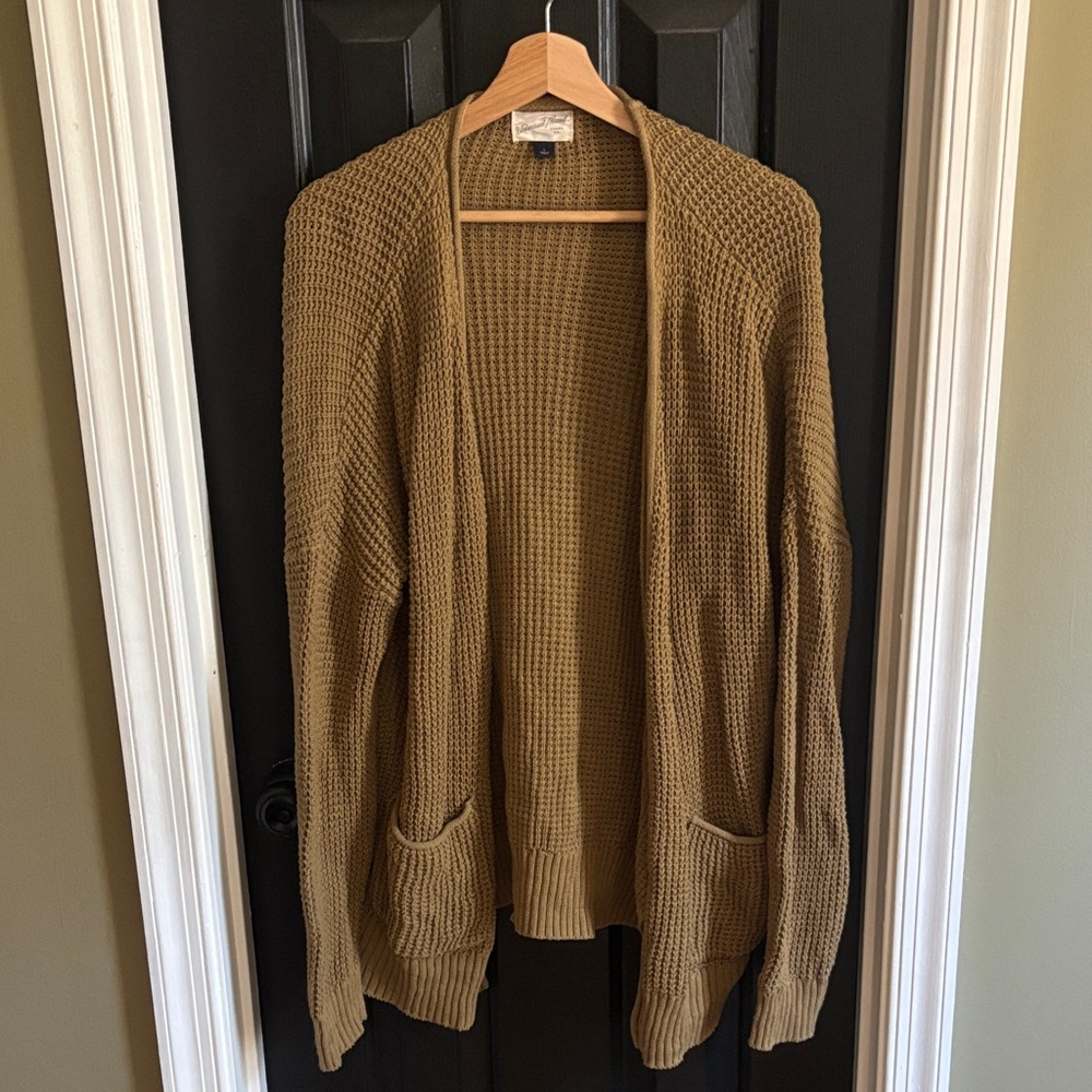 Chunky Open Cardigan Sweater